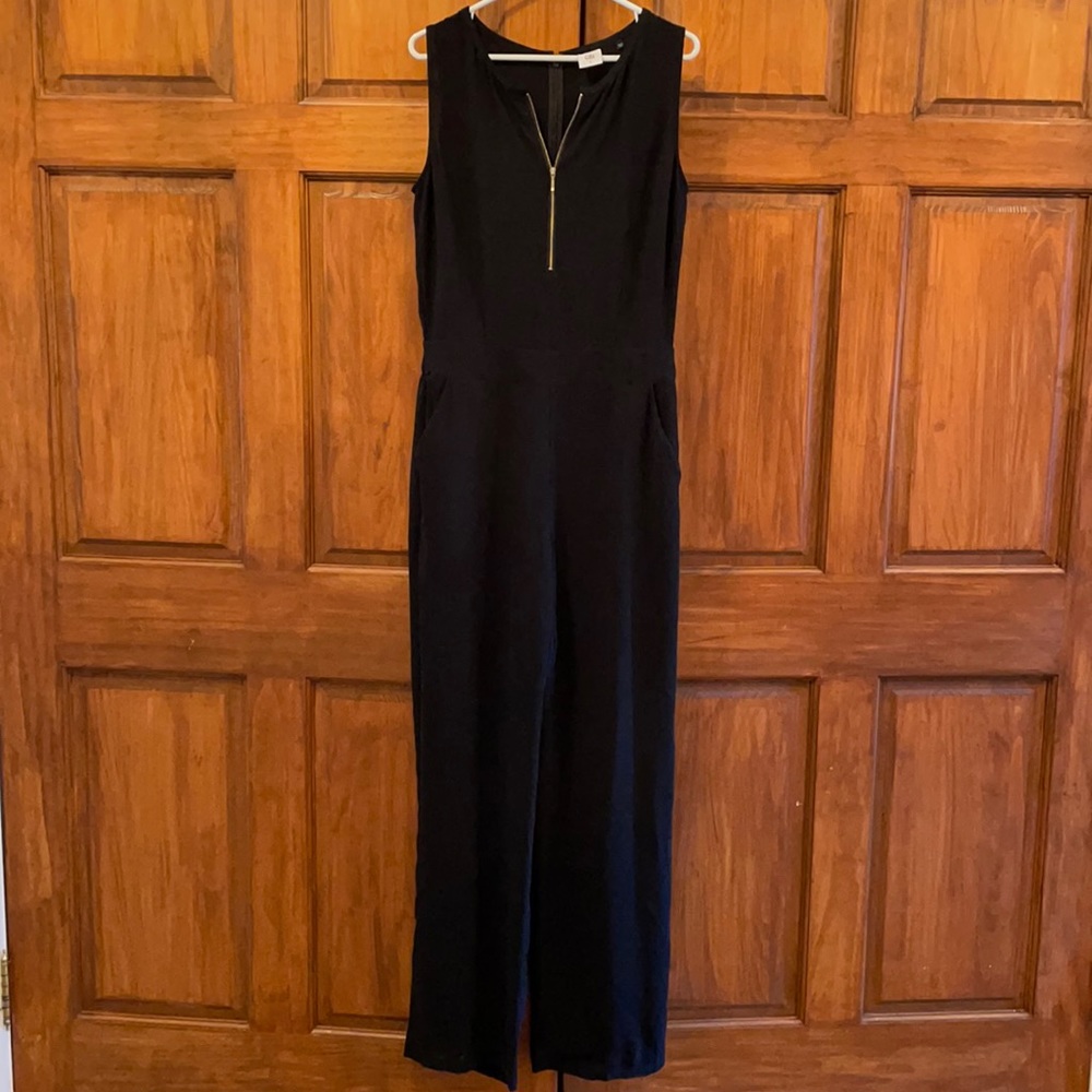 Cabi black crepe jumpsuit